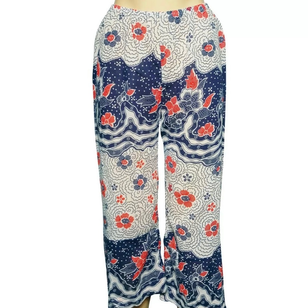 Warm NY Blossom Boho Print Pants